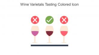 Wine Varietals Tasting Colored Icon In Powerpoint Pptx Png And Editable Eps Format