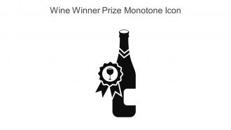 Wine Winner Prize Monotone Icon In Powerpoint Pptx Png And Editable Eps Format