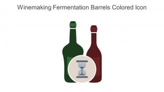 Winemaking Fermentation Barrels Colored Icon In Powerpoint Pptx Png And Editable Eps Format