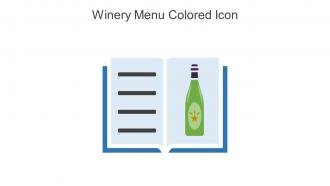 Winery Menu Colored Icon In Powerpoint Pptx Png And Editable Eps Format