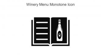 Winery Menu Monotone Icon In Powerpoint Pptx Png And Editable Eps Format