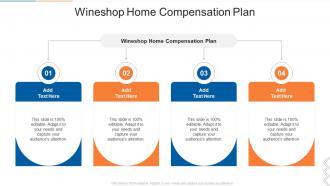 Wineshop Home Compensation Plan In Powerpoint And Google Slides Cpb