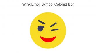 Wink Emoji Symbol Colored Icon In Powerpoint Pptx Png And Editable Eps Format