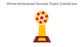 Winner Achievement Success Trophy Colored Icon In Powerpoint Pptx Png And Editable Eps Format