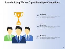 Winner Cup Business Competition Individual Competitors Employee Illustrating