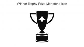 Winner Trophy Prize Monotone Icon In Powerpoint Pptx Png And Editable Eps Format