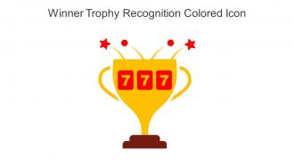 Winner Trophy Recognition Colored Icon In Powerpoint Pptx Png And Editable Eps Format