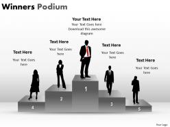 59572435 style variety 3 podium 1 piece powerpoint presentation diagram infographic slide