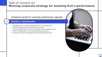 Winning Corporate Strategy For Boosting Firms Performance Complete Deck Strategy CD V