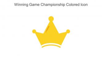 Winning Game Championship Colored Icon In Powerpoint Pptx Png And Editable Eps Format