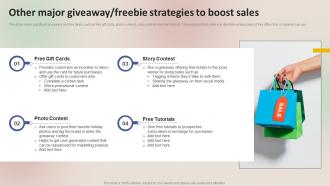 Winning Sales Techniques Other Major Giveaway Freebie Strategies To Boost Sales MKT SS V
