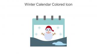 Winter Calendar Colored Icon In Powerpoint Pptx Png And Editable Eps Format