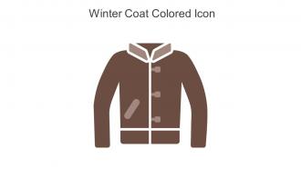 Winter Coat Colored Icon In Powerpoint Pptx Png And Editable Eps Format