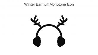 Winter Earmuff Monotone Icon In Powerpoint Pptx Png And Editable Eps Format