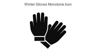 Winter Gloves Monotone Icon In Powerpoint Pptx Png And Editable Eps Format