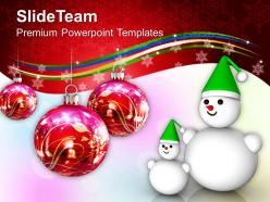 Winter holidays christmas clipart concept powerpoint templates ppt backgrounds for slides