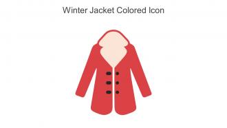 Winter Jacket Colored Icon In Powerpoint Pptx Png And Editable Eps Format