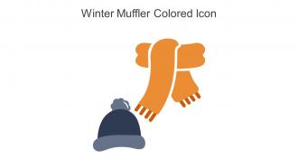 Winter Muffler Colored Icon In Powerpoint Pptx Png And Editable Eps Format