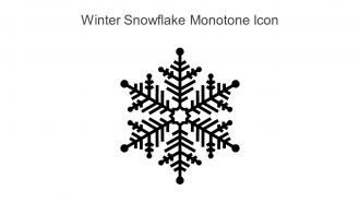 Winter Snowflake Monotone Icon In Powerpoint Pptx Png And Editable Eps Format