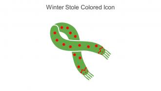 Winter Stole Colored Icon In Powerpoint Pptx Png And Editable Eps Format