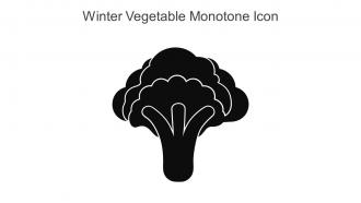 Winter Vegetable Monotone Icon In Powerpoint Pptx Png And Editable Eps Format