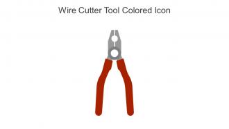 Wire Cutter Tool Colored Icon In Powerpoint Pptx Png And Editable Eps Format