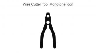 Wire Cutter Tool Monotone Icon In Powerpoint Pptx Png And Editable Eps Format