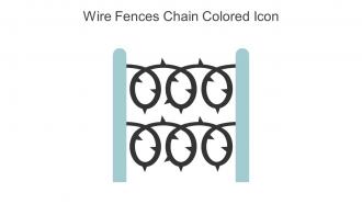 Wire Fences Chain Colored Icon In Powerpoint Pptx Png And Editable Eps Format