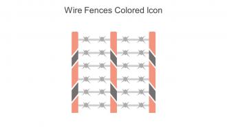 Wire Fences Colored Icon In Powerpoint Pptx Png And Editable Eps Format