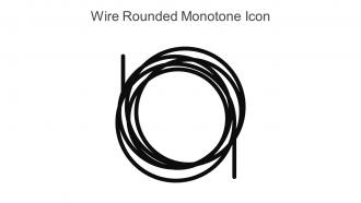 Wire Rounded Monotone Icon In Powerpoint Pptx Png And Editable Eps Format