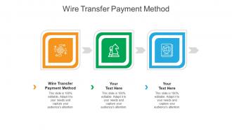 Wire transfer payment method ppt powerpoint presentation show layout ideas cpb