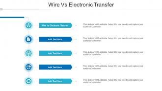 Wire Vs Electronic Transfer In Powerpoint And Google Slides Cpb