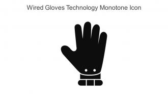 Wired Gloves Technology Monotone Icon In Powerpoint Pptx Png And Editable Eps Format