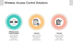 Wireless access control solutions ppt powerpoint presentation file design inspiration cpb