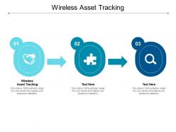 Wireless asset tracking ppt powerpoint presentation infographics clipart images cpb