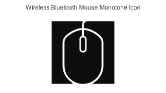 Wireless Bluetooth Mouse Monotone Icon In Powerpoint Pptx Png And Editable Eps Format