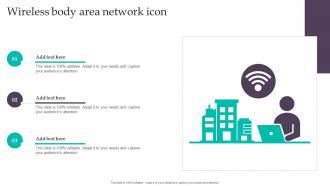 Wireless Body Area Network Icon