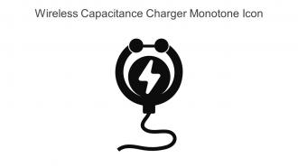 Wireless Capacitance Charger Monotone Icon In Powerpoint Pptx Png And Editable Eps Format