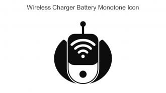 Wireless Charger Battery Monotone Icon In Powerpoint Pptx Png And Editable Eps Format