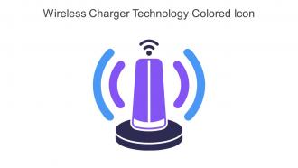 Wireless Charger Technology Colored Icon In Powerpoint Pptx Png And Editable Eps Format