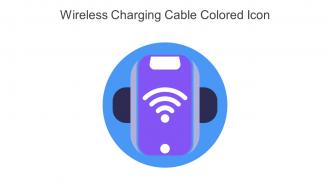 Wireless Charging Cable Colored Icon In Powerpoint Pptx Png And Editable Eps Format