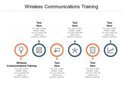 Wireless communications training ppt powerpoint model themes cpb