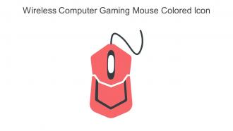 Wireless Computer Gaming Mouse Colored Icon In Powerpoint Pptx Png And Editable Eps Format