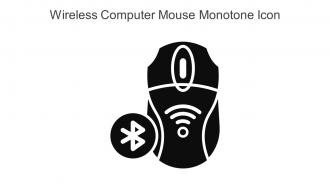 Wireless Computer Mouse Monotone Icon In Powerpoint Pptx Png And Editable Eps Format