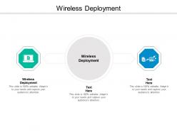 Wireless deployment ppt powerpoint presentation layouts designs cpb