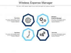 Wireless expense manager ppt powerpoint presentation icon graphics download cpb