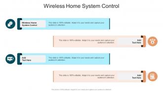 Wireless Home System Control In Powerpoint And Google Slides Cpb