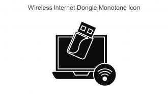 Wireless Internet Dongle Monotone Icon In Powerpoint Pptx Png And Editable Eps Format