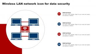 Wireless Lan Network Icon For Data Security