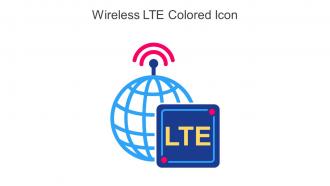 Wireless LTE Colored Icon In Powerpoint Pptx Png And Editable Eps Format